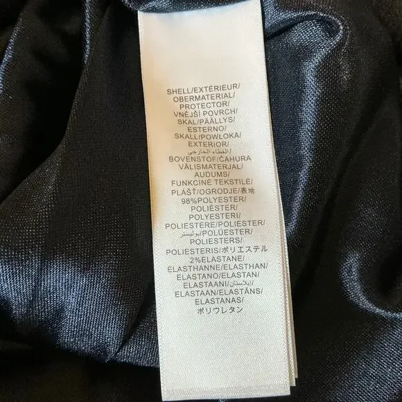 Adrianna Papell One Shoulder Long Column Evening Gown Navy Blue Size 16 Dress - Picture 11 of 12